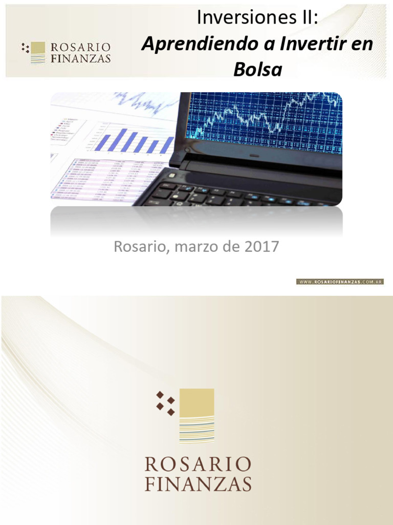 Curso de Inversiones en Bolsa | PDF | Análisis técnico | Renta Fija