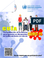 GuiÃ A para La Proteccioã N de Los Derechos de Las Personas Con Discapacidad en Guatemala Frente Al COVID19-2-2
