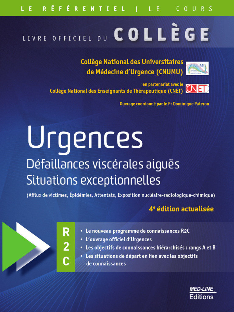 Extrait Collège Urgences R2C Med Line 1 | PDF | Médecine clinique ...