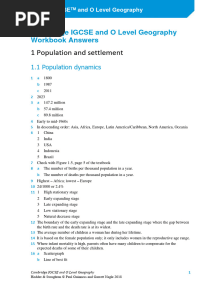 IGCSE Geog WB Answers