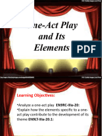 Lesson 3-One Act Play and Its Elements
