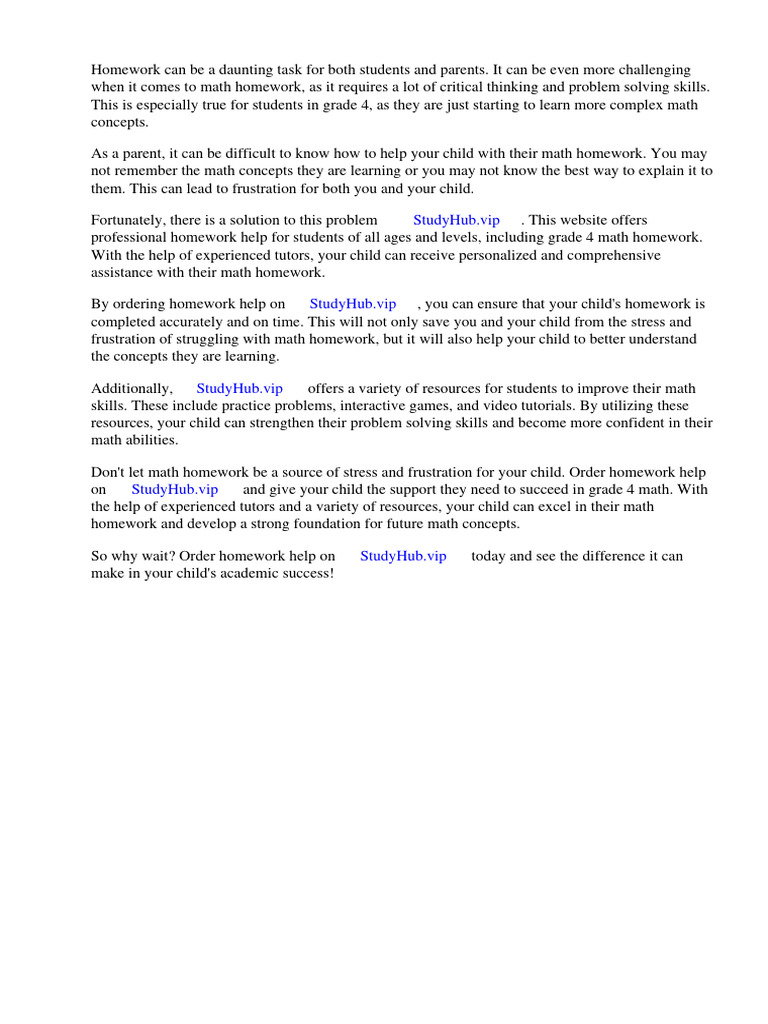 California Math Homework and Problem Solving Grade 4 | PDF ...