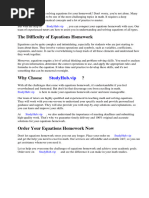 Equations Homework Tes