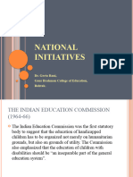 Inclusive Education - National Initiatives
