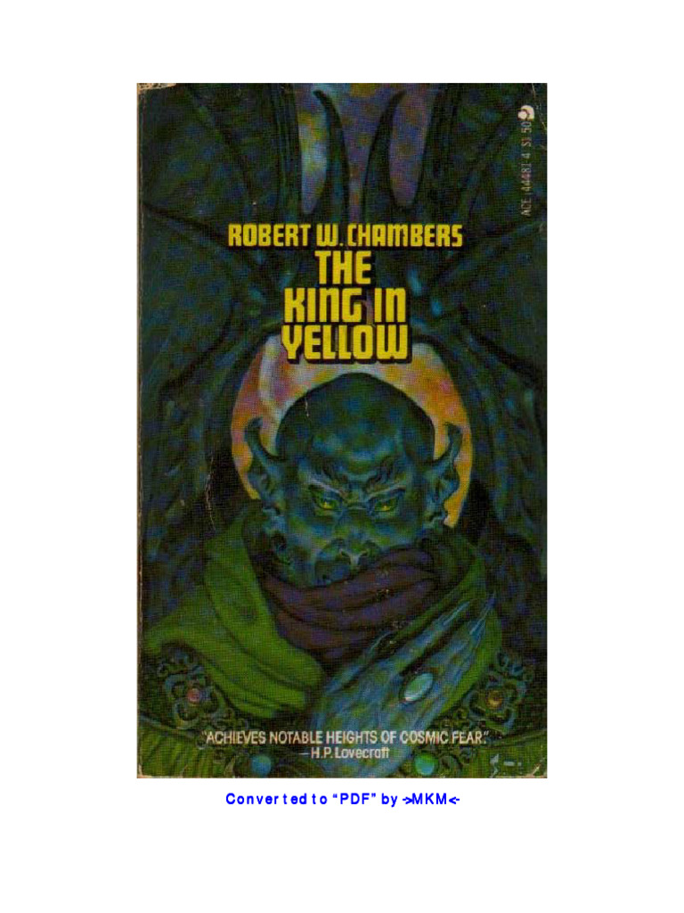 Chambers robert w the king in yellow pdf