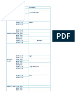 Rol de Exámenes Trimestrales - Secundaria - 2a