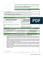 Autocertificación CRS Persona Jurídica - Entidad No Financiera Panama