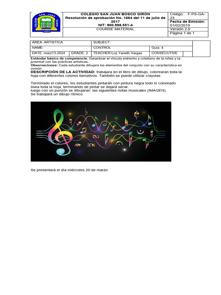 Dibujo Ritmico | PDF