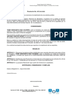 Resolucion 4572 Cumplimiento de Judicatura Consejo Superior de La Judicatura