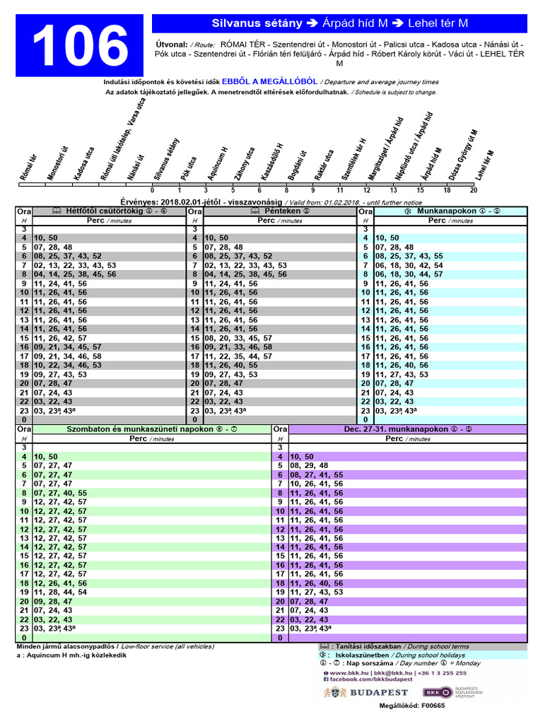 106-Os Busz | PDF