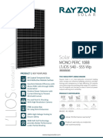 RAYZON - LLIOS Mono Facial DATASHEET