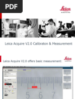 LeicaAcquireV2 How To Calibrate Measure