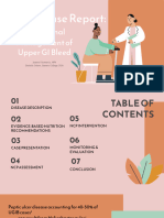 Clinical Case Report of Upper GI Bleed
