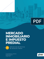 Mercado Inmobiliario e Impuesto Predial Aplicaciones de Tecnicas de Valuacion Masiva