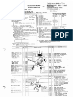 4 Modeldcgfc 629 16ag: Piige No: 6 Oo-?I Injection Fump Speclflcatlon