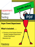 Product Testing: Designing An Experiment