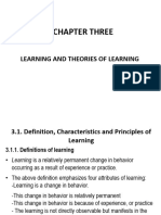 Chapter 3 Learning