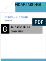 Grade 8 Kiswahili Notes Term 1