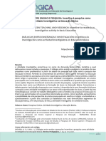 Marilandi, DIÁLOGOS ENTRE ENSINO E PESQUISA Incentivo À Pesquisa Como Atividade Investigativa Na Educação Básica