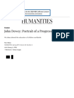 John Dewey- Portrait of a Progressive Thinker | the National Endowment for the H