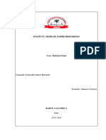 Institutu Medio de Emprendedorismo Relatorio Final