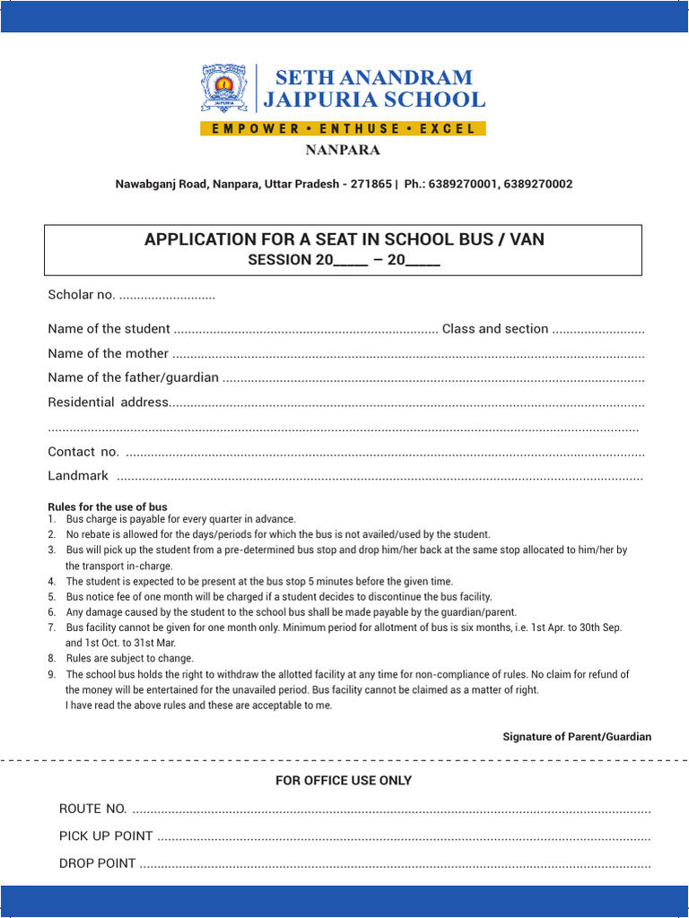 Transportation-form | PDF