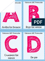 Tarjetas Del Abecedario, Pausas Activas