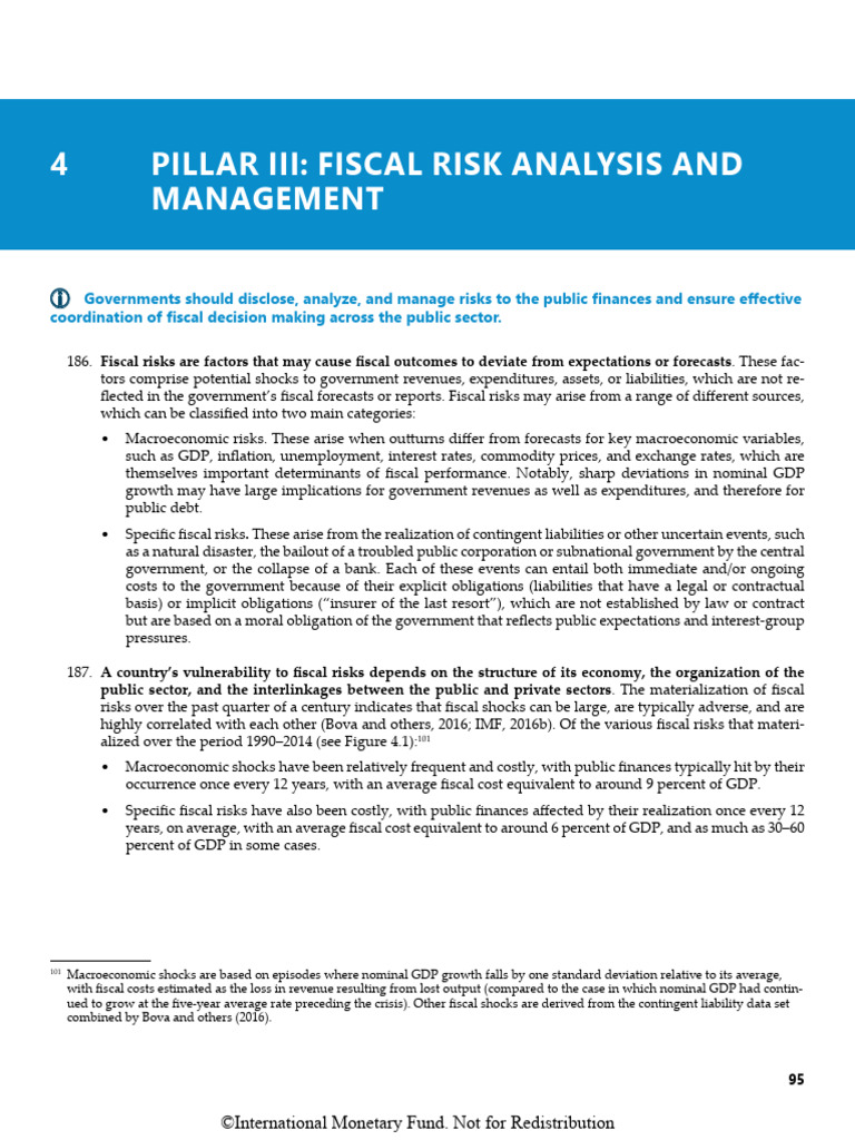 Fiscal Risk Analysis & Management | PDF | Macroeconomics | Fiscal Policy
