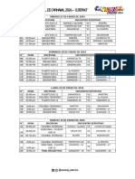 Fixture Final Carnavalesco 2024