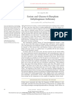 Favism and Glucose-6-Phosphate Dehydrogenase Deficiency - Review Article