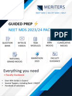 Neet Mds 2023-24 Guided Prep Pack