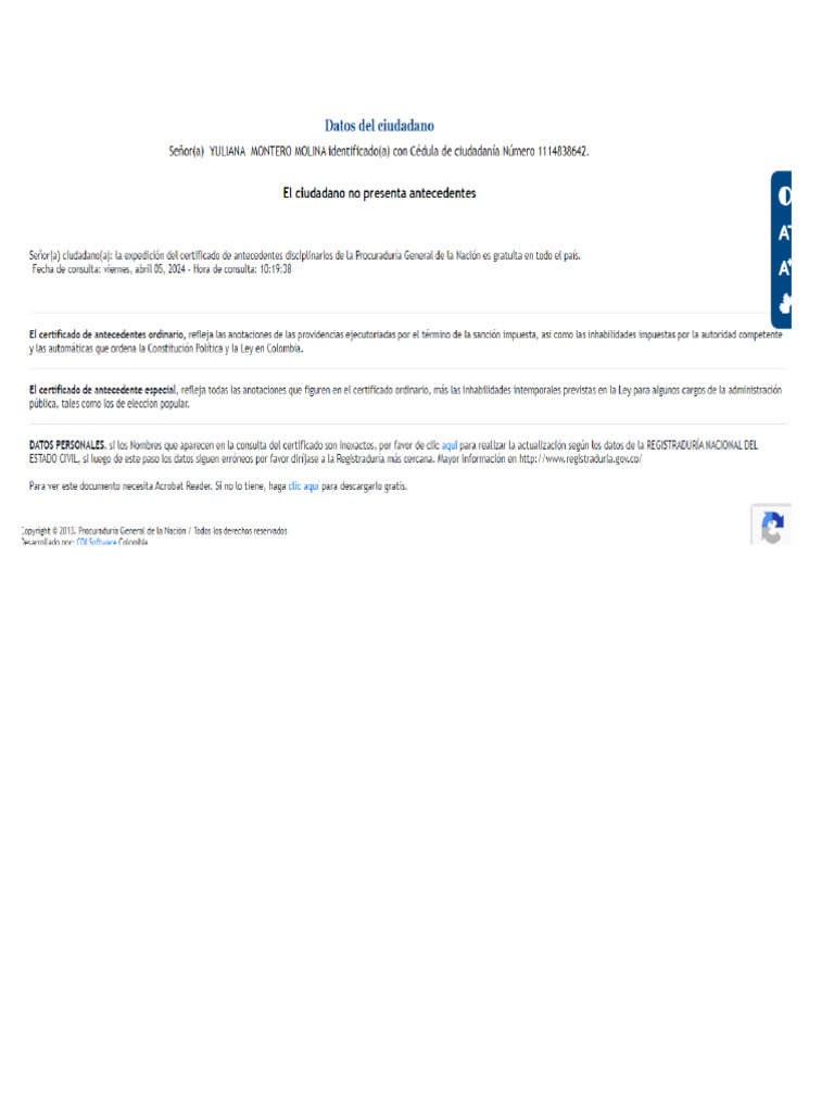 Antecedentes procuraduria pdf