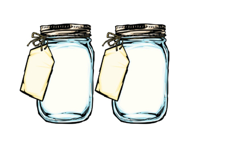 Mason Jar Template PDF