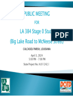 Draft LA 384 Public Meeting Presentation