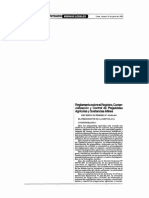 DS 15-95-AG Reglamento Sobre Registro, Comercialización y Control de Plaguicidas Agrícolas y Afines