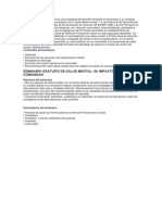 La Salud Mental Comunitaria es una modalidad de atención centrada en la persona y su contexto social antes que en el viejo paradigma de la