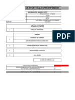 CÁLCULO DE APORTES AL ESPACIO PÚBLICO