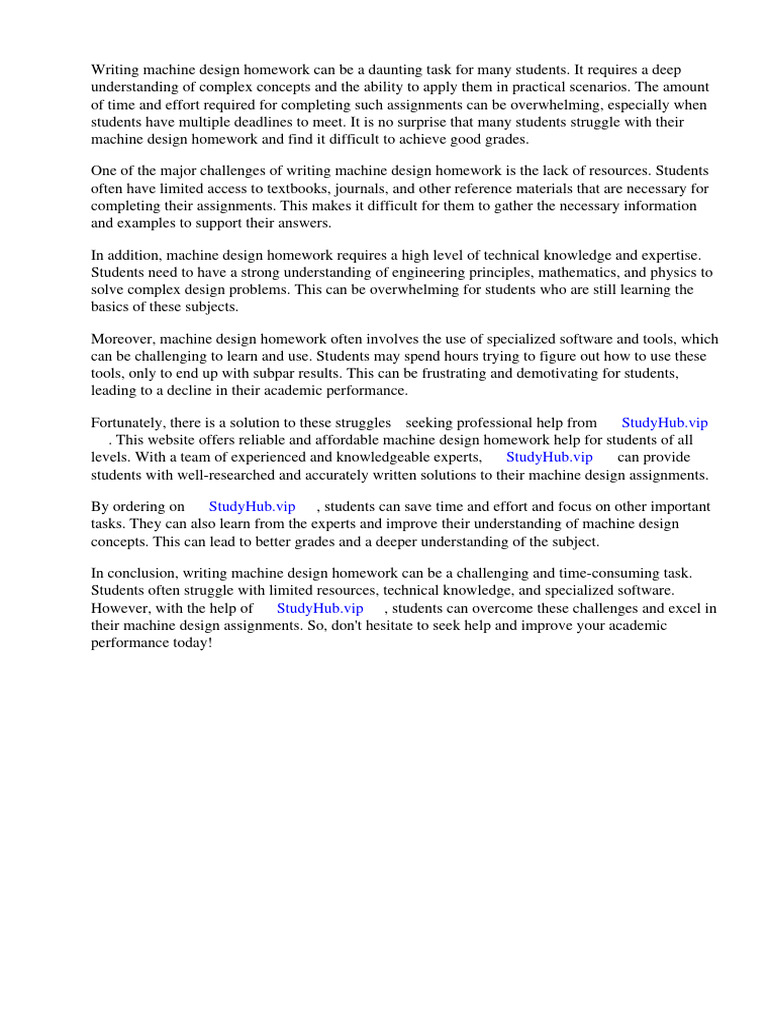 Machine Design Homework Help PDF | PDF | Machines | Lever