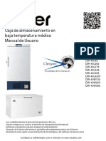 Caja de Almacenamiento en Baja Temperatura Médica Manual de Usuario