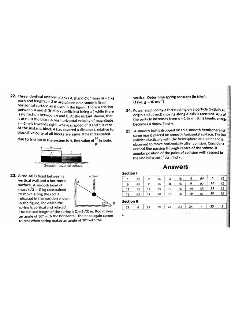 Is Work Power Energy Important For Jee