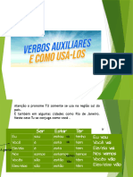 Aula Verbos Auxiliares em Português