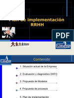 Plan de Implementacion RRHH