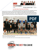 Selwyn Junior Boys' Futsal Team Are Soaring: Thursday 28 March 2024 - Issue 8