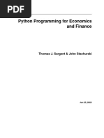 Python Programming For Economics-Importante