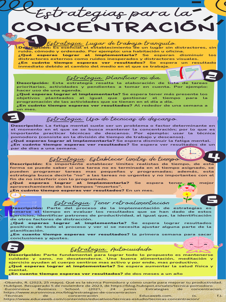 Estrategias para Mejorar la Concentración | PDF | Crecimiento personal ...