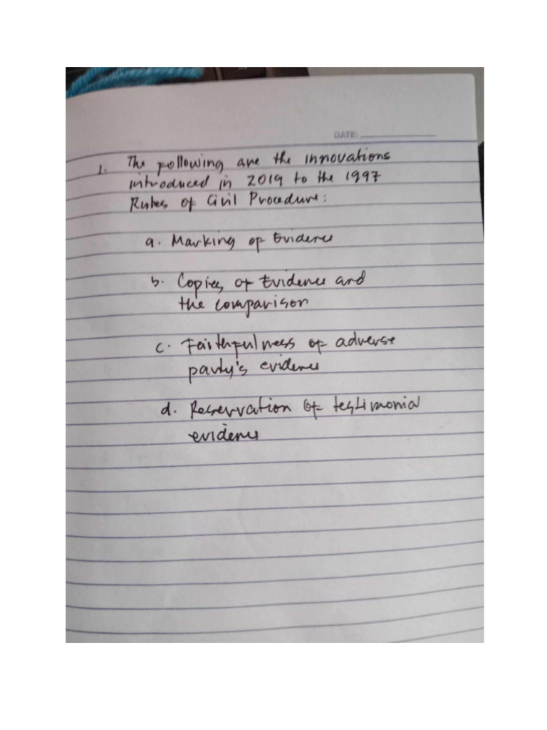 VASQUEZ - 3A EVIDENCE - MIdterm | PDF