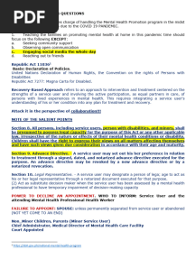 PALMAR Answer Keys