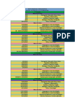 Plano de Avaliações - 2023