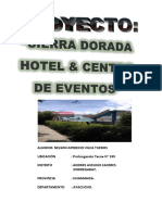 Proyecto Sierra Dorada Hotel y Centro de Eventos