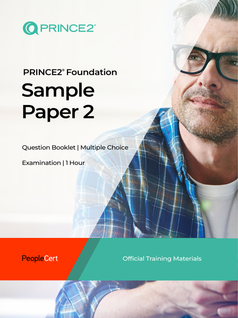PRINCE2 Foundation Sample Paper2 Digital | PDF | Risk | Project Management